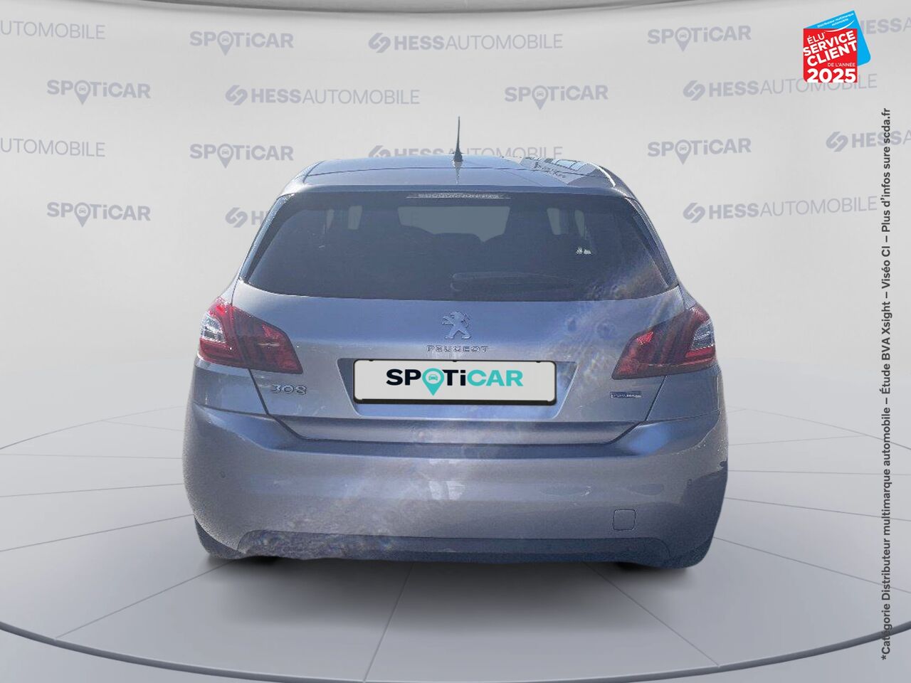 Véhicule d'occasion PEUGEOT 308 1.2 PURETECH 110CH ALLURE SS 5P chez HESS Automobile