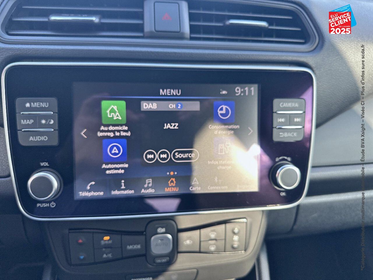 Véhicule d'occasion NISSAN LEAF 150CH 40KWH 10EME ANNIVERSAIRE 21 chez Hyundai Chalons