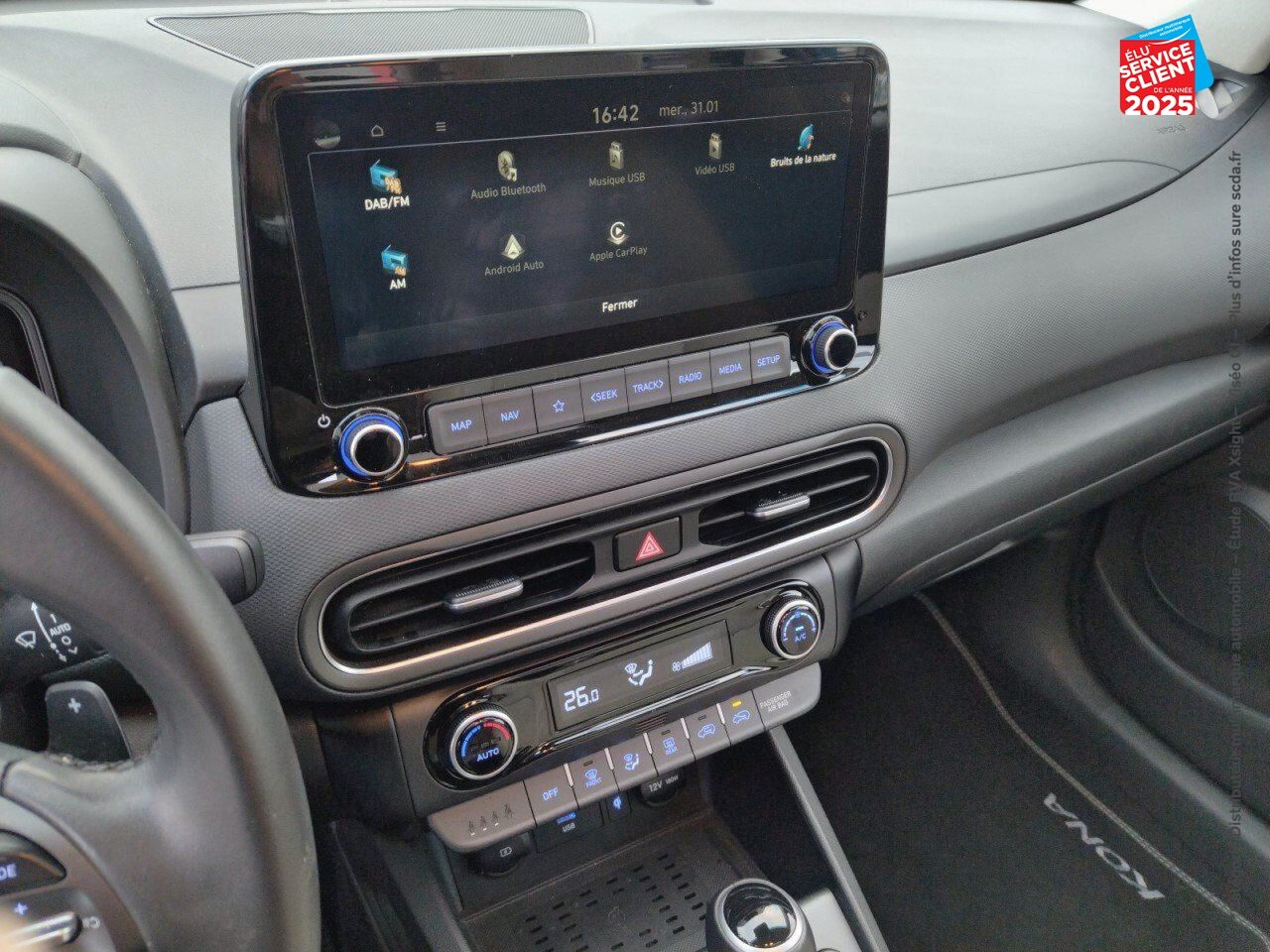 Véhicule d'occasion HYUNDAI KONA 1.6 CRDI 136CH HYBRID 48V EXECUTIVE DCT-7 chez Renault Saint-Louis