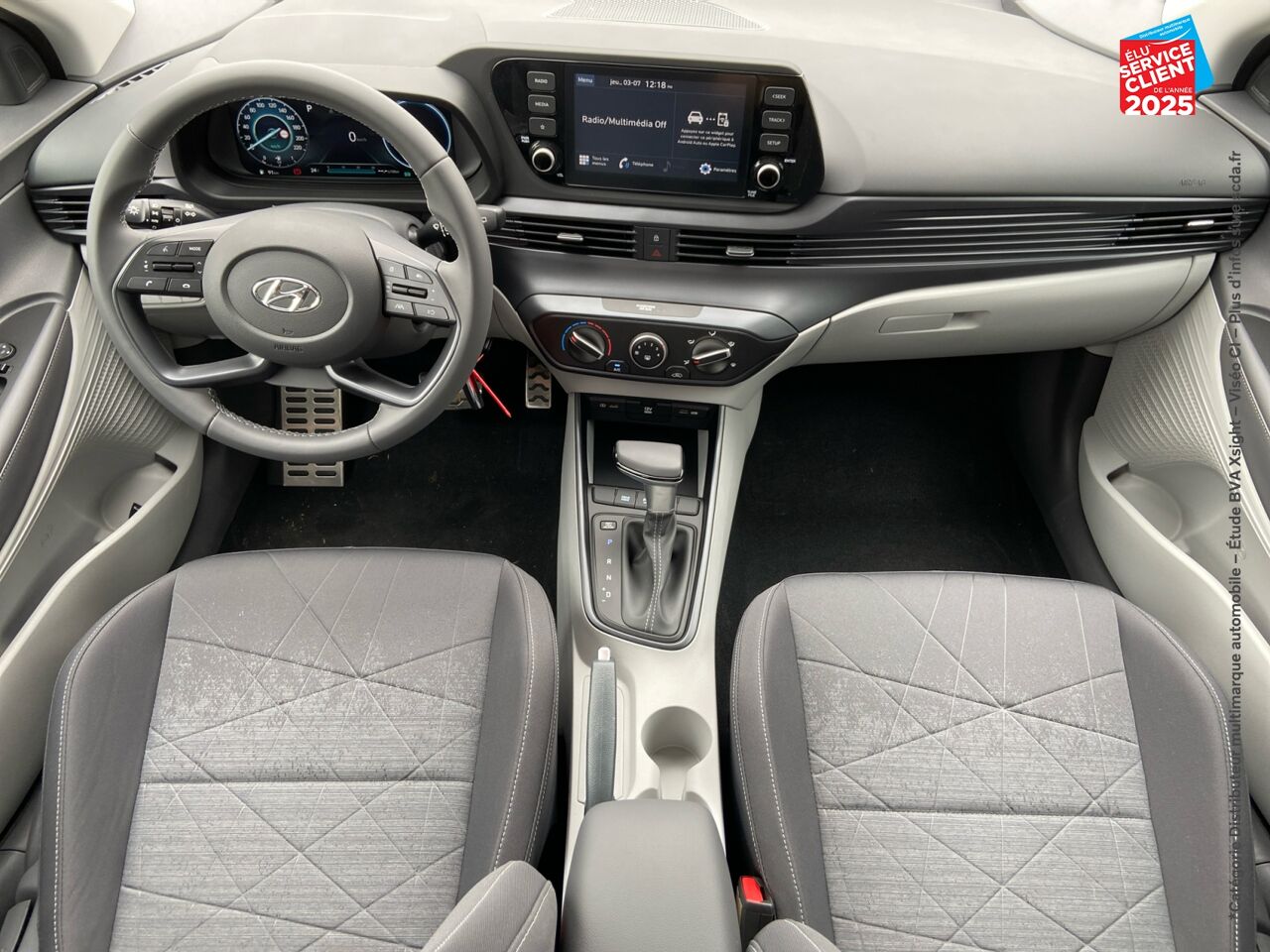 Véhicule d'occasion HYUNDAI BAYON 1.0 T-GDI 100CH HYBRID 48V INTUITIVE DCT-7 chez Hyundai Chalons