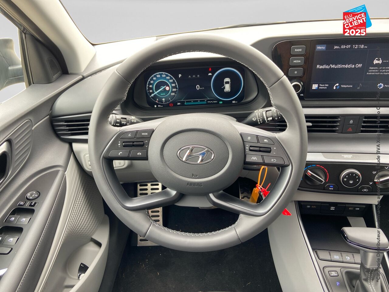 Véhicule d'occasion HYUNDAI BAYON 1.0 T-GDI 100CH HYBRID 48V INTUITIVE DCT-7 chez Hyundai Chalons