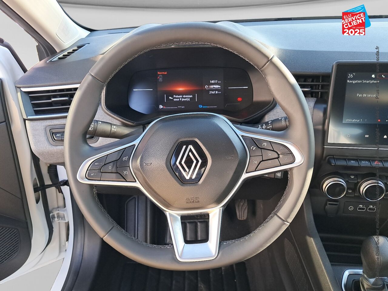 Véhicule d'occasion RENAULT CLIO 1.6 E-TECH 145CH FULL HYBRID EVOLUTION RADAR AR chez Renault Colmar