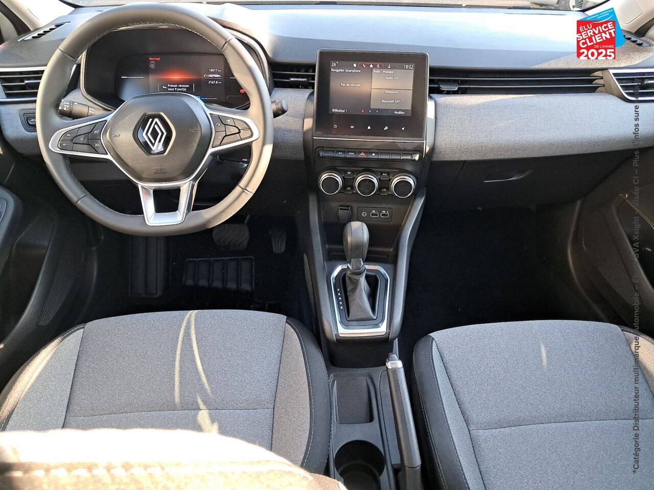 Véhicule d'occasion RENAULT CLIO 1.6 E-TECH 145CH FULL HYBRID EVOLUTION RADAR AR chez Renault Colmar