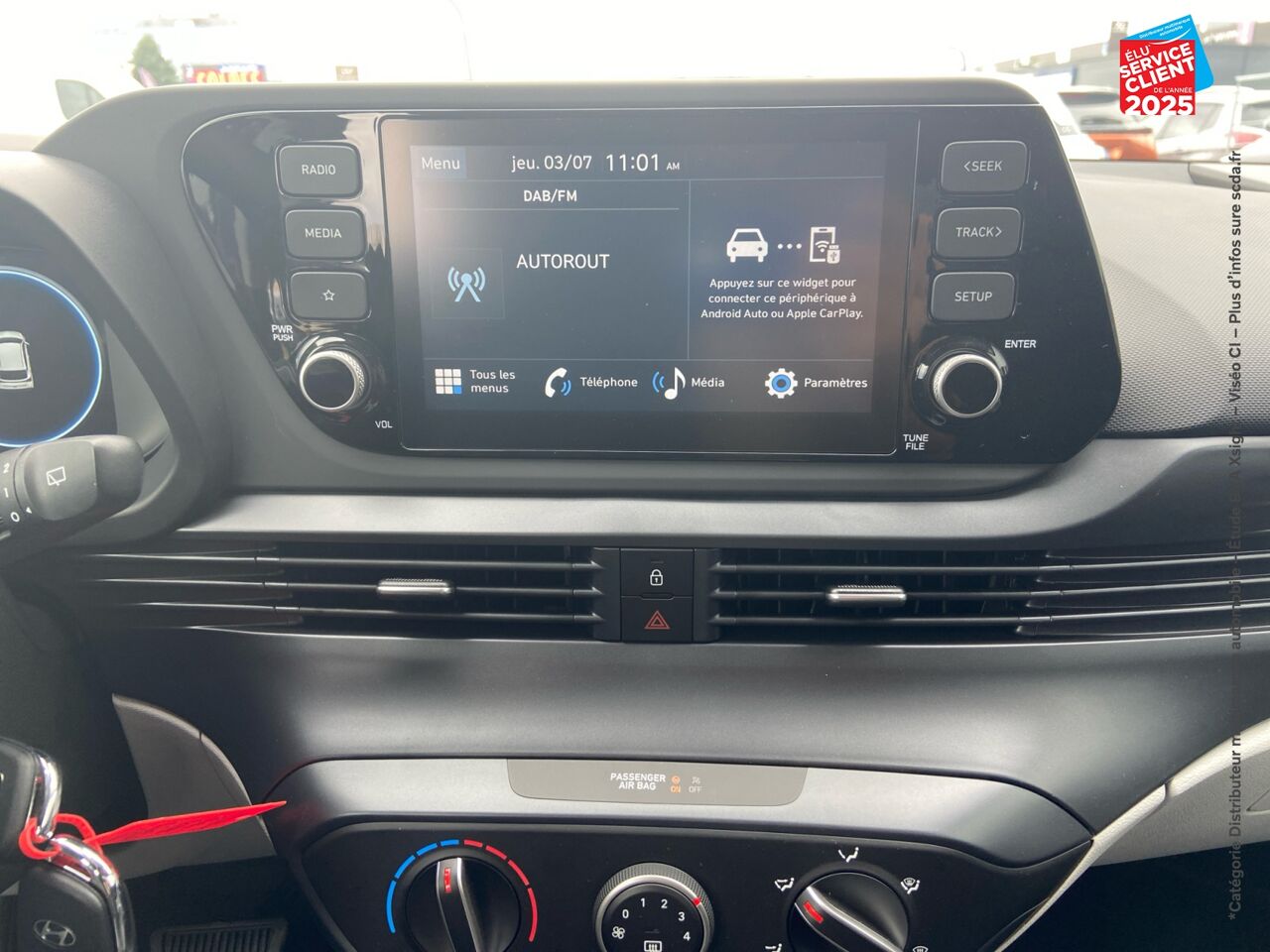 Véhicule d'occasion HYUNDAI I20 1.0 T-GDI 100CH HYBRID INTUITIVE DCT-7 chez Nissan Strasbourg