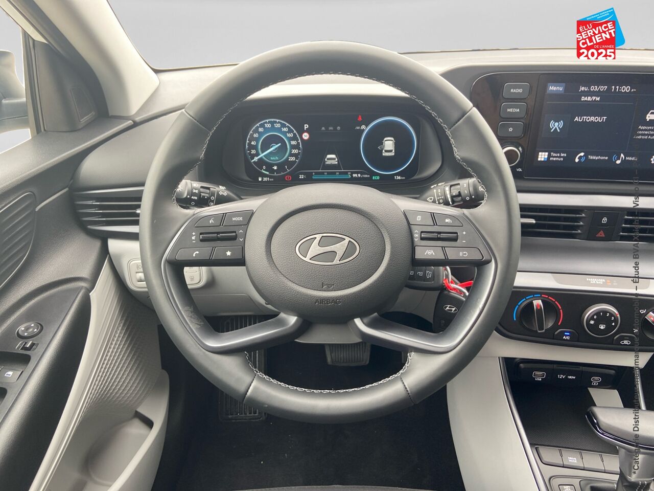 Véhicule d'occasion HYUNDAI I20 1.0 T-GDI 100CH HYBRID INTUITIVE DCT-7 chez Nissan Strasbourg