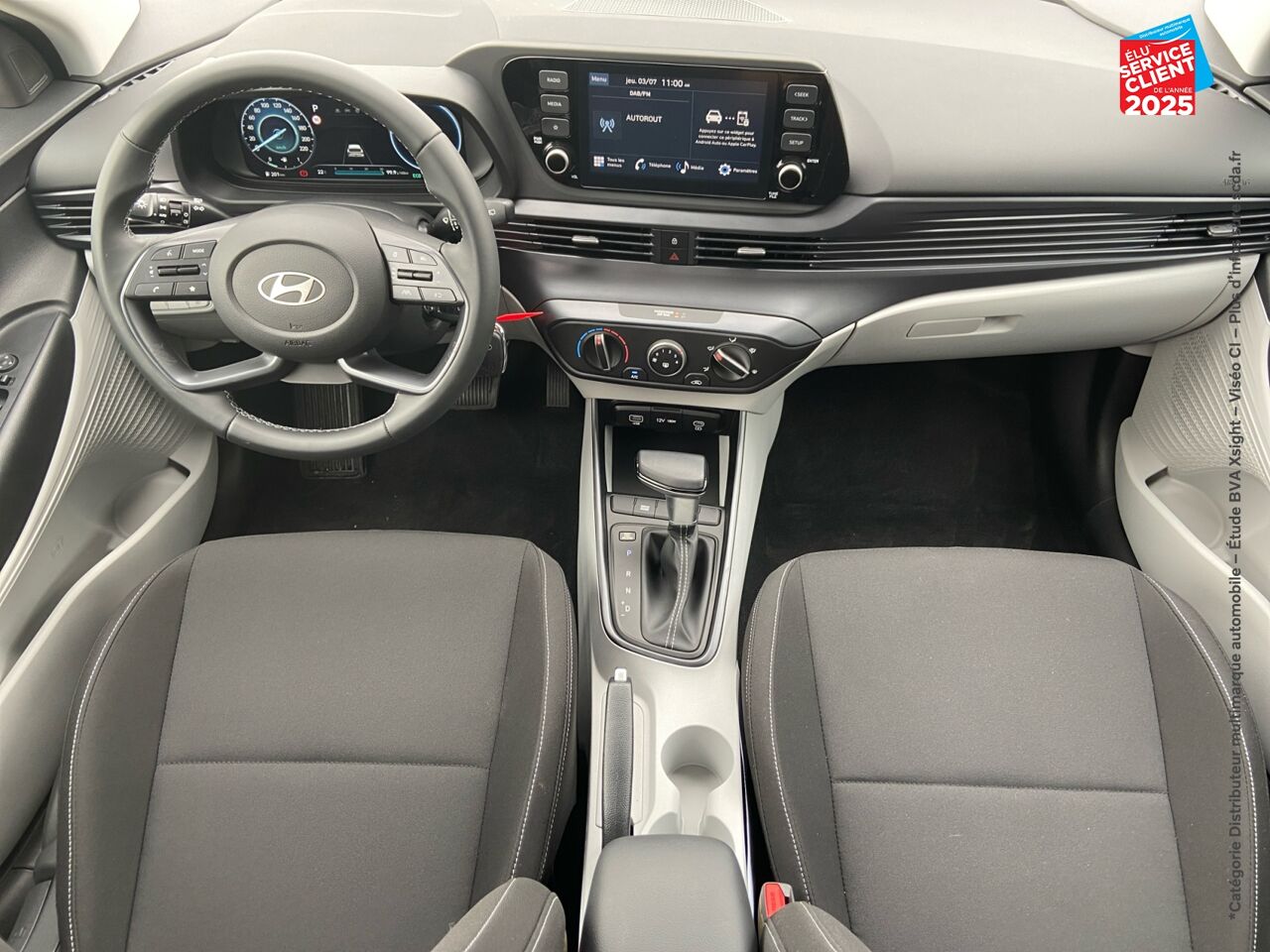 Véhicule d'occasion HYUNDAI I20 1.0 T-GDI 100CH HYBRID INTUITIVE DCT-7 chez Nissan Strasbourg