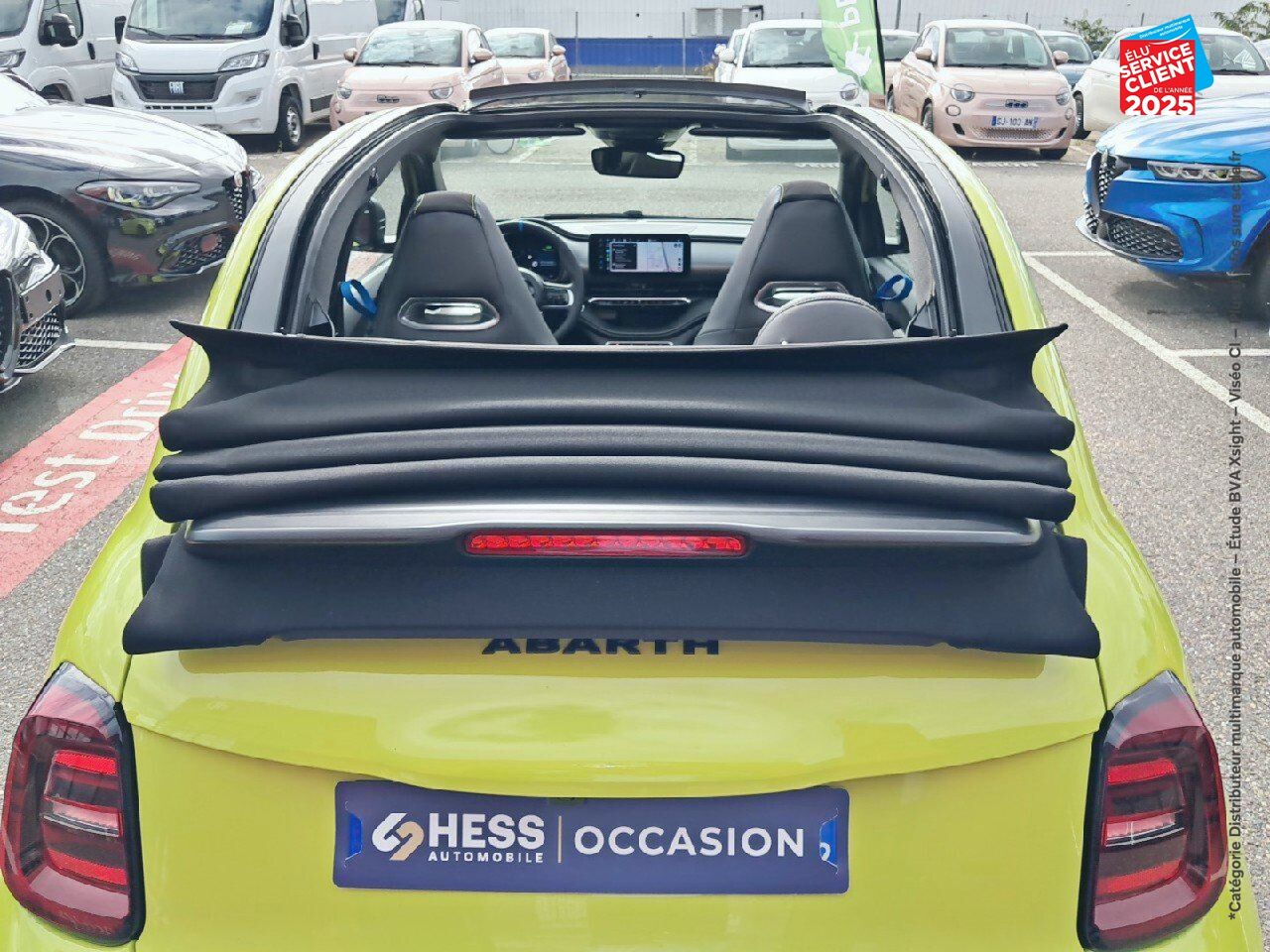 Véhicule d'occasion ABARTH 500C E 155CH PACK chez Dacia Belfort