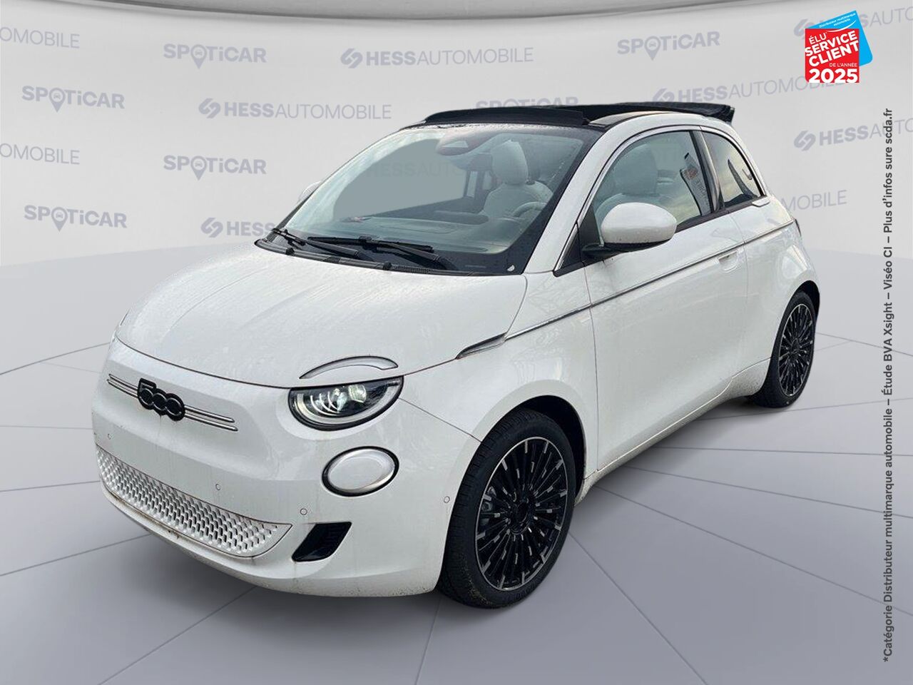 Véhicule d'occasion FIAT 500C E 95CH LA PRIMA MY23 chez Toyota Thionville