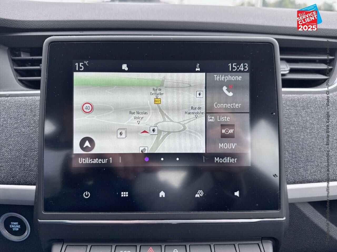Véhicule d'occasion RENAULT ZOE E-TECH LIMITED CHARGE NORMALE R110 ACHAT INTEGRAL chez Renault Saint-Louis