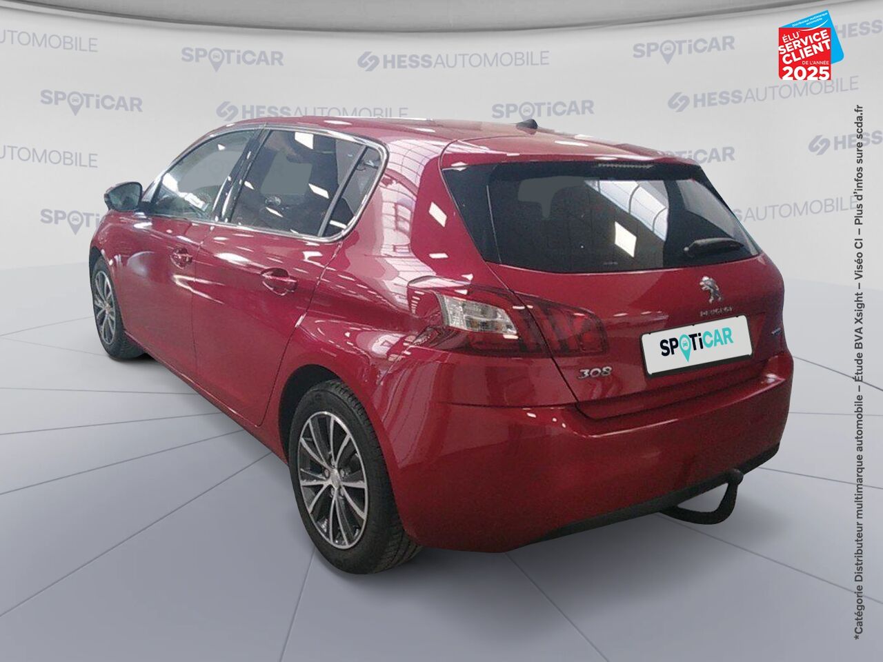 Véhicule d'occasion PEUGEOT 308 1.2 PURETECH 130CH ALLURE S/S EAT6 5P GPS CAMERA chez Toyota Bar le Duc