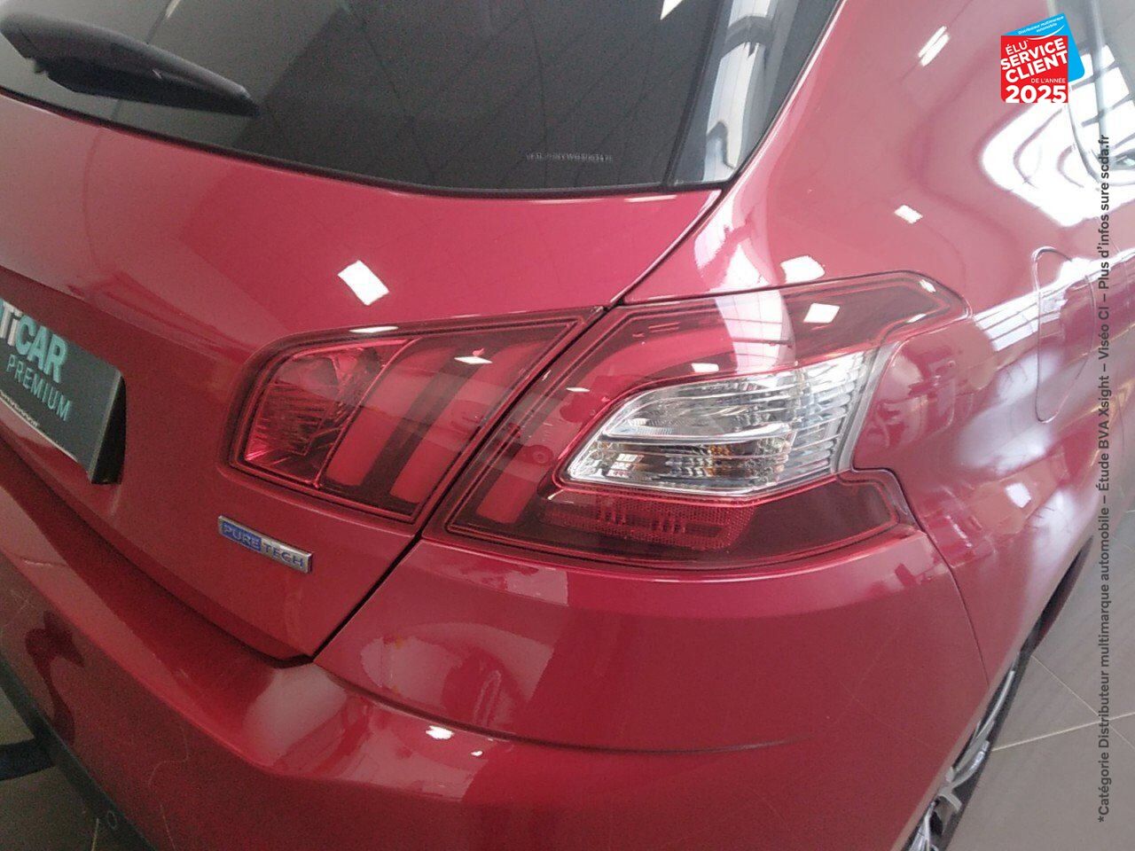 Véhicule d'occasion PEUGEOT 308 1.2 PURETECH 130CH ALLURE S/S EAT6 5P GPS CAMERA chez Toyota Bar le Duc