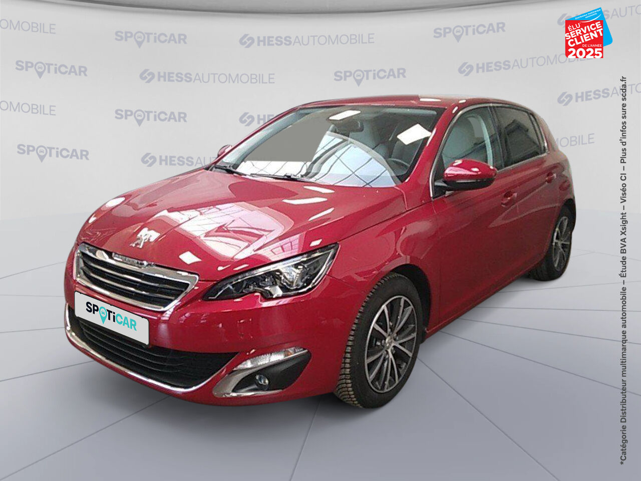 Véhicule d'occasion PEUGEOT 308 1.2 PURETECH 130CH ALLURE S/S EAT6 5P GPS CAMERA chez Toyota Bar le Duc