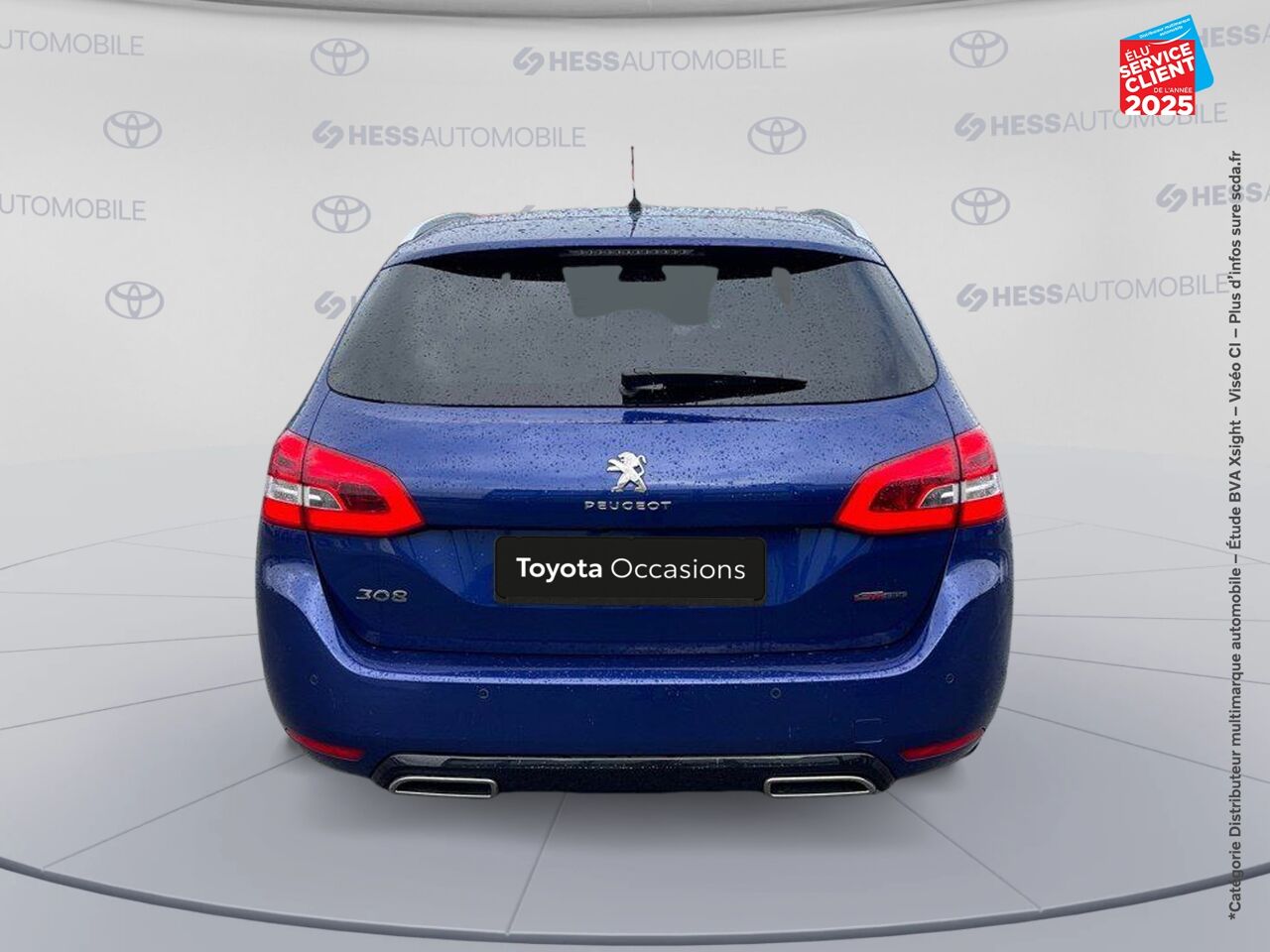 Véhicule d'occasion PEUGEOT 308 SW 1.2 PURETECH 130CH E6.3 SS GT LINE chez Renault Sélestat