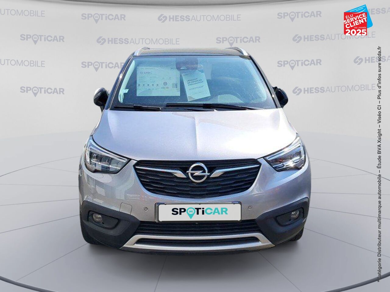 Véhicule d'occasion OPEL CROSSLAND X 1.2 TURBO 130CH DESIGN 120 ANS BVA EURO 6D-T CAMERA CARPLAY chez Toyota Sarreguemines