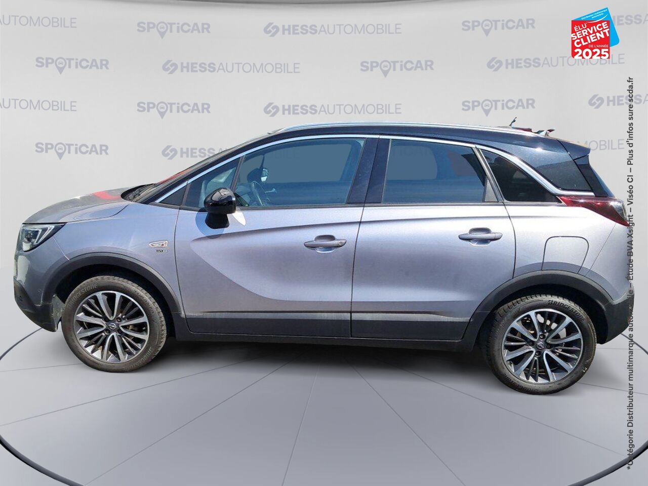 Véhicule d'occasion OPEL CROSSLAND X 1.2 TURBO 130CH DESIGN 120 ANS BVA EURO 6D-T CAMERA CARPLAY chez Toyota Sarreguemines