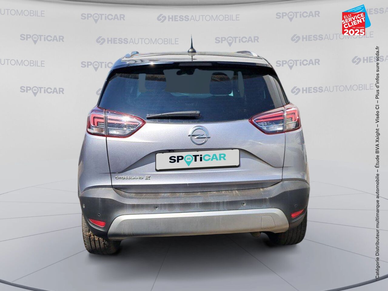 Véhicule d'occasion OPEL CROSSLAND X 1.2 TURBO 130CH DESIGN 120 ANS BVA EURO 6D-T CAMERA CARPLAY chez Toyota Sarreguemines