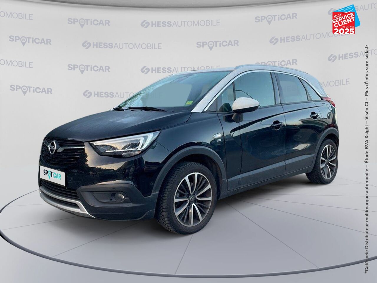 Véhicule d'occasion OPEL CROSSLAND X 1.2 TURBO 110CH DESIGN 120 ANS EURO 6D-T chez Toyota Bar le Duc