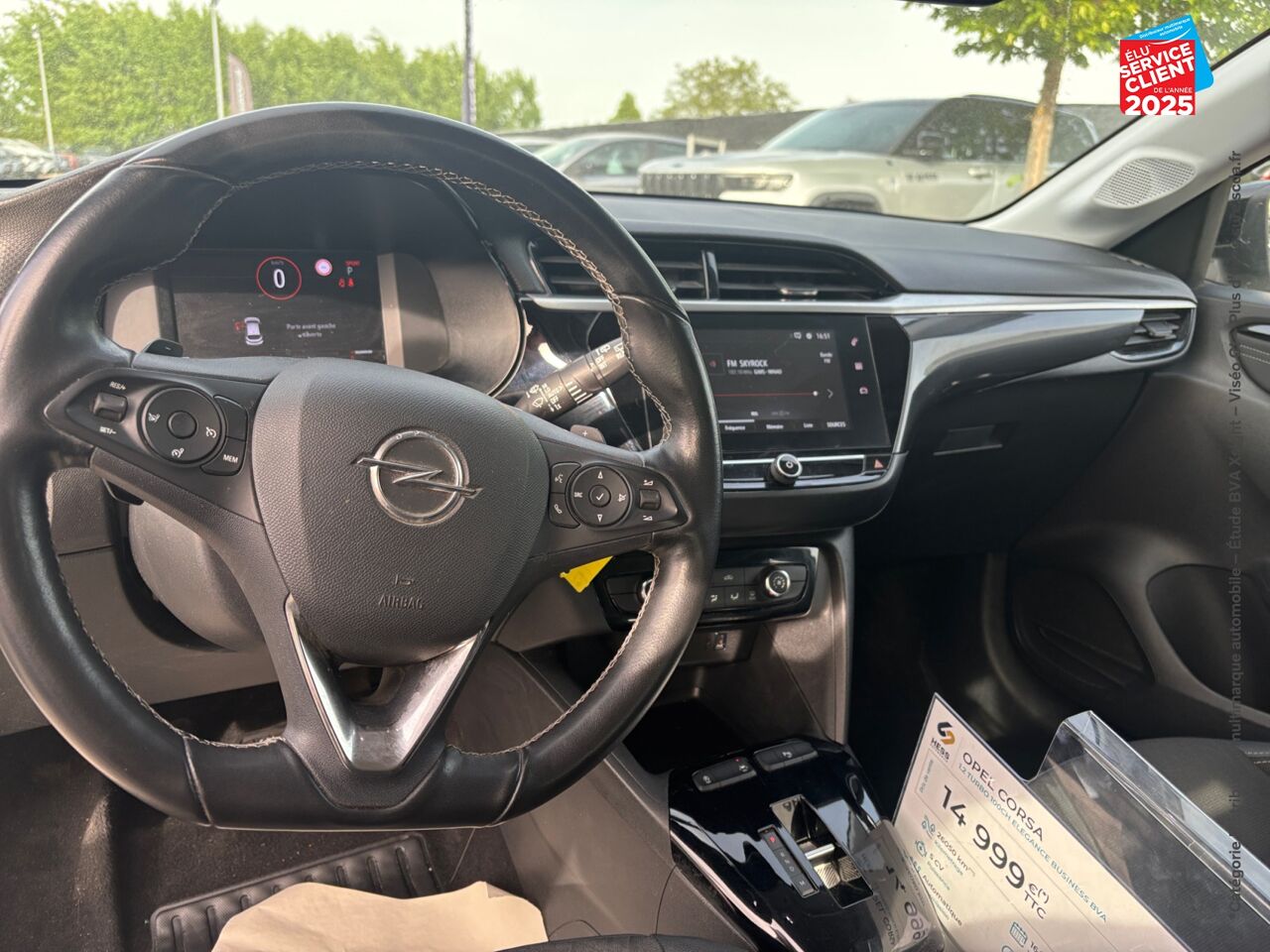 Véhicule d'occasion OPEL CORSA 1.2 TURBO 100CH ELEGANCE BUSINESS BVA chez Toyota Thionville