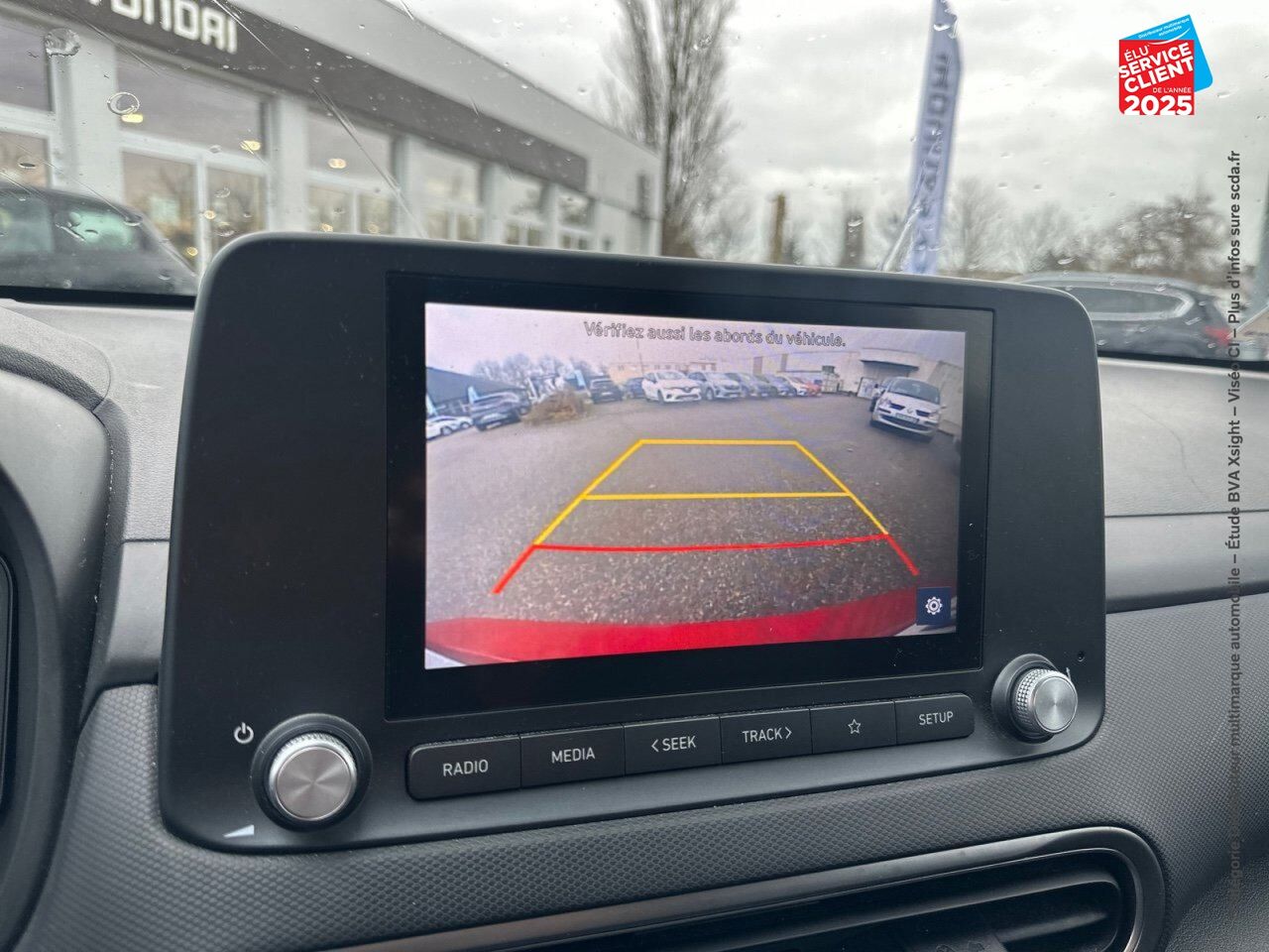 Véhicule d'occasion HYUNDAI KONA ELECTRIC 39KWH - 136CH INTUITIVE CAMERA chez Hyundai Chalons