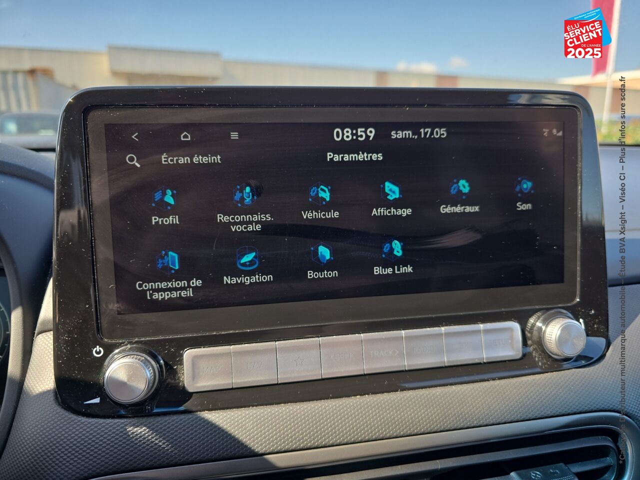 Véhicule d'occasion HYUNDAI KONA ELECTRIC 39KWH - 136CH CREATIVE chez Hyundai Colmar