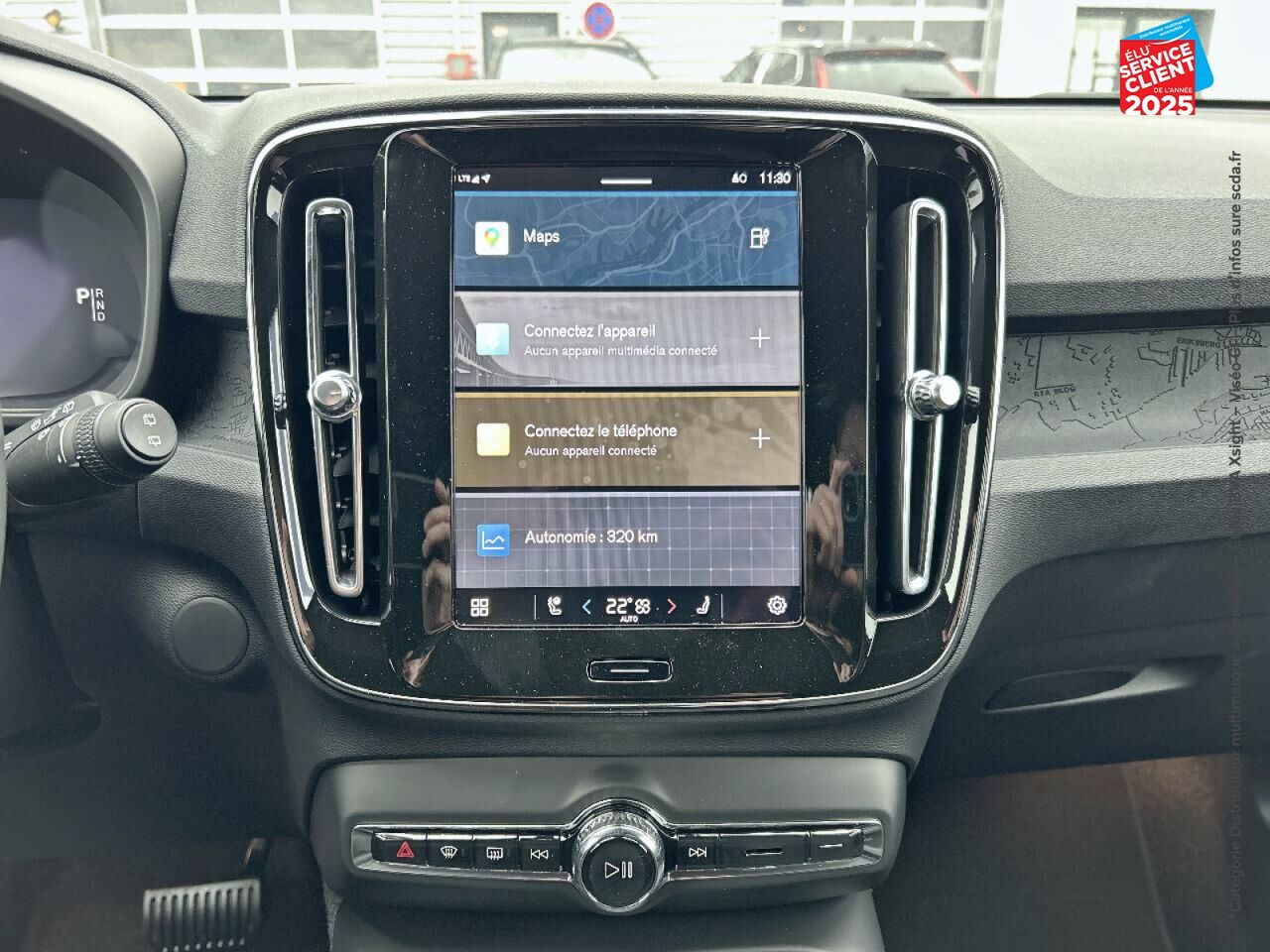 Véhicule d'occasion VOLVO EX40 SINGLE 238CH BLACK EDITION chez Volvo Epernay