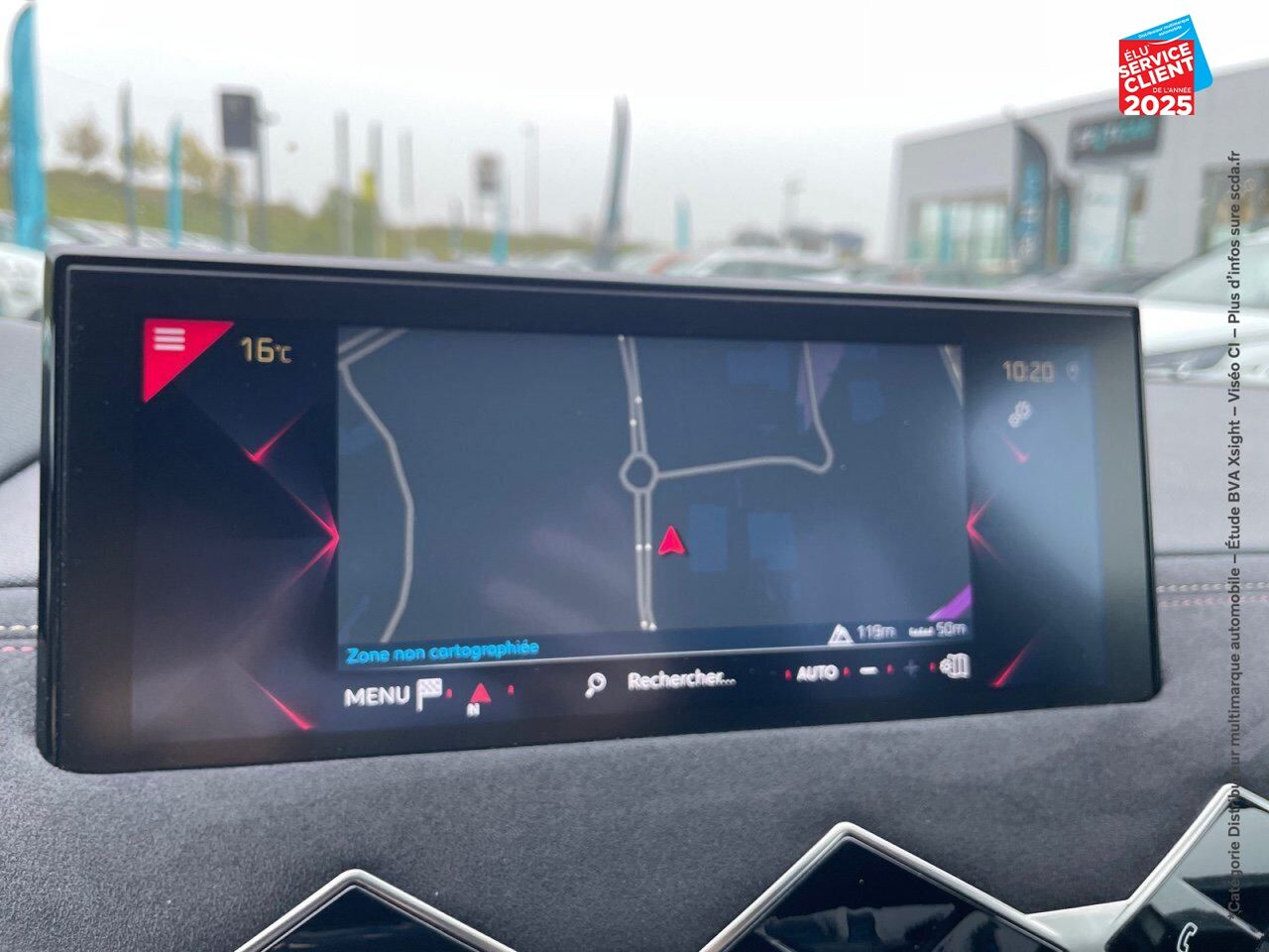 Véhicule d'occasion DS DS 3 CROSSBACK PURETECH 130CH PERFORMANCE LINE AUTOMATIQUE 7CV chez Renault Sélestat