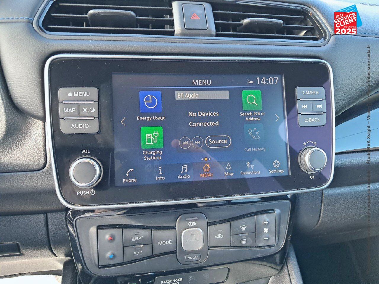 Véhicule d'occasion NISSAN LEAF 217CH 62KWH TEKNA 19.5 6CV chez Opel Verdun