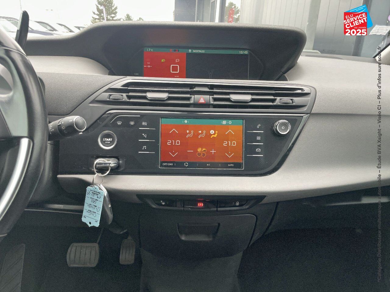 Véhicule d'occasion CITROEN C4 PICASSO PURETECH 130CH SHINE SS EAT6 chez Opel Bar le Duc