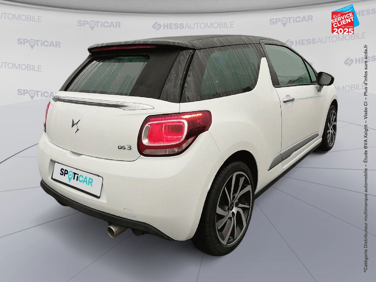 Véhicule d'occasion DS DS 3 CABRIO PURETECH 110CH SO CHIC AUTOMATIQUE chez Renault Colmar