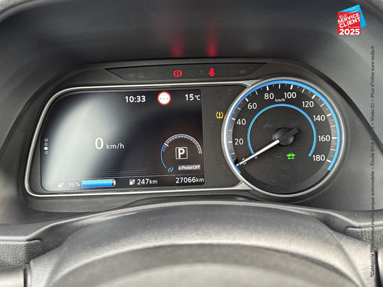 Véhicule d'occasion NISSAN LEAF 150CH 40KWH ACENTA 21.5 chez Toyota Verdun