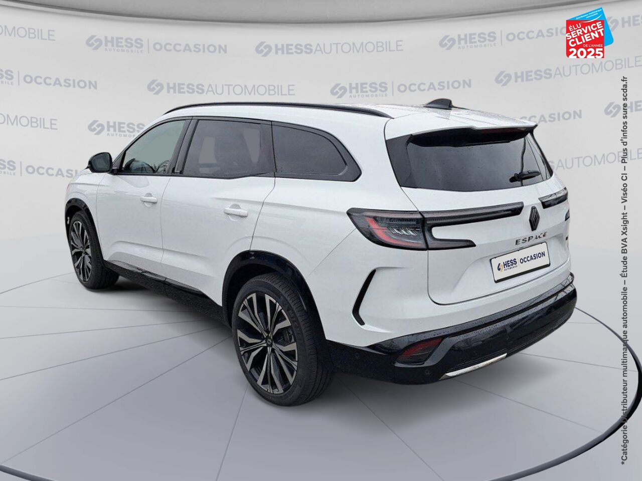 Véhicule d'occasion RENAULT ESPACE 1.2 E-TECH FULL HYBRID 200CH ICONIC 7 PLACES chez Toyota Saint Dizier