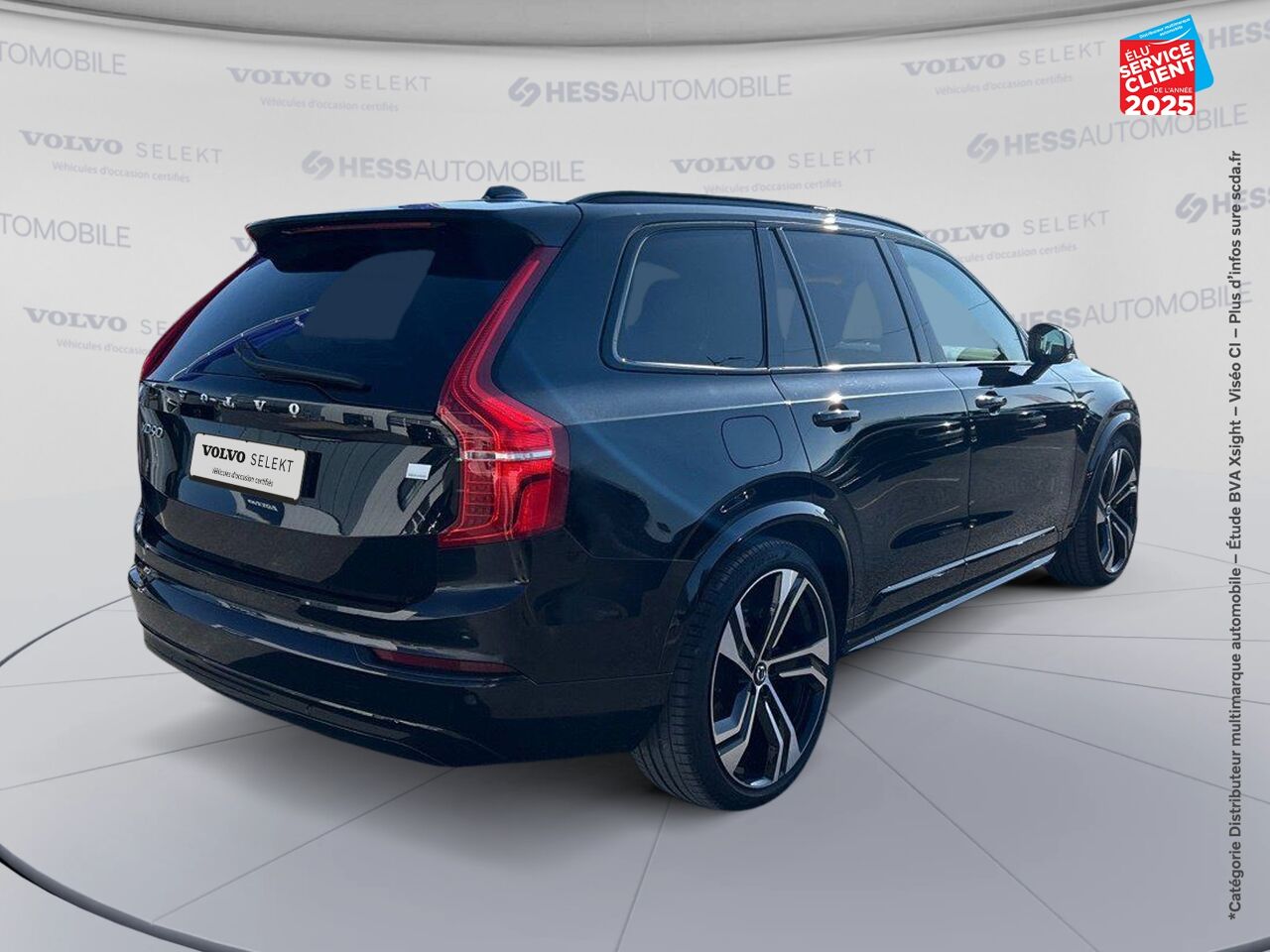 Véhicule d'occasion VOLVO XC90 T8 AWD 310 + 145CH ULTIMATE STYLE DARK GEARTRONIC TOUVRANT SIEGES CHAUF/VENTIL/CUIR VOLANT CHAU chez Renault Sélestat