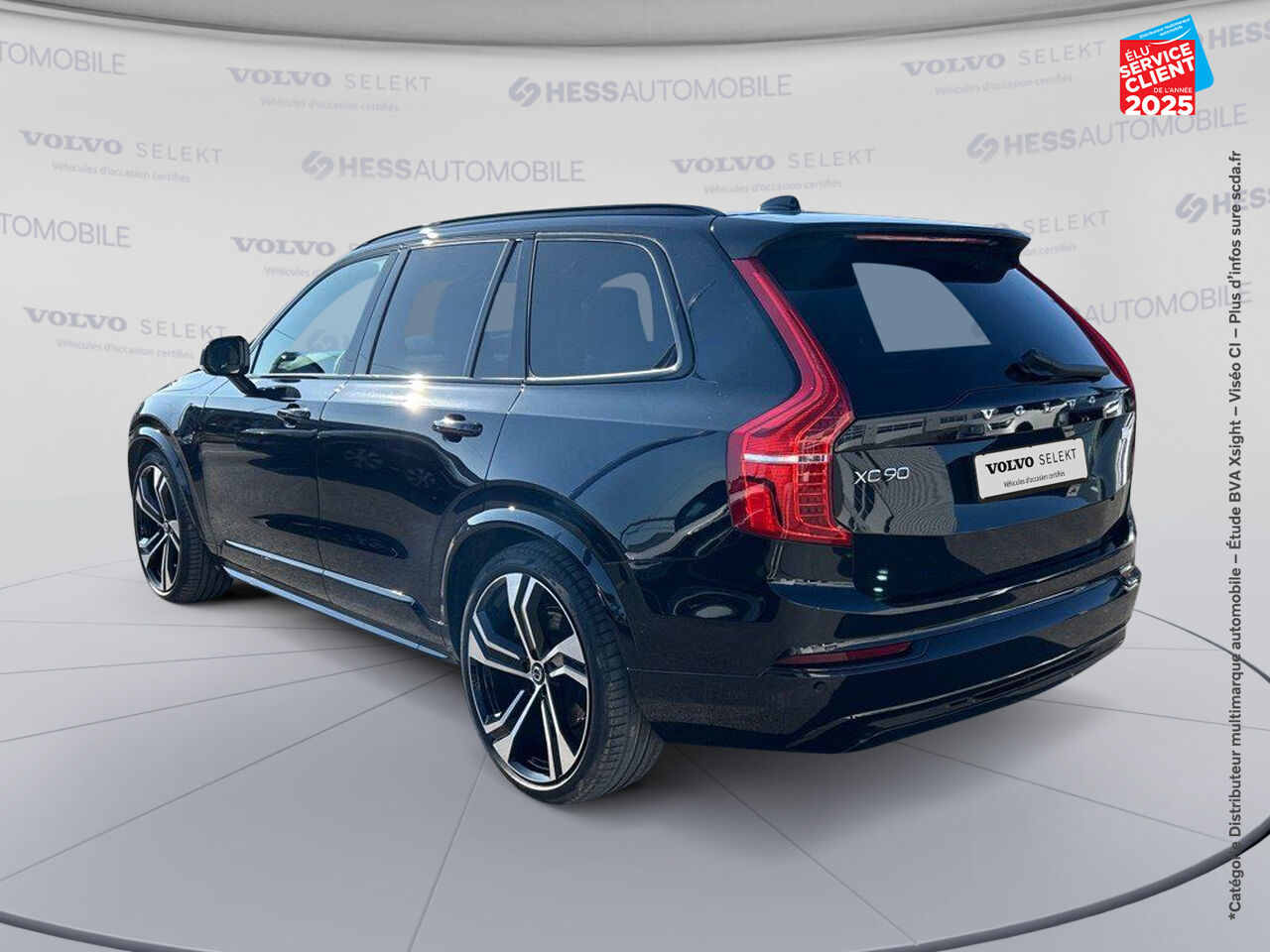 Véhicule d'occasion VOLVO XC90 T8 AWD 310 + 145CH ULTIMATE STYLE DARK GEARTRONIC TOUVRANT SIEGES CHAUF/VENTIL/CUIR VOLANT CHAU chez Renault Sélestat