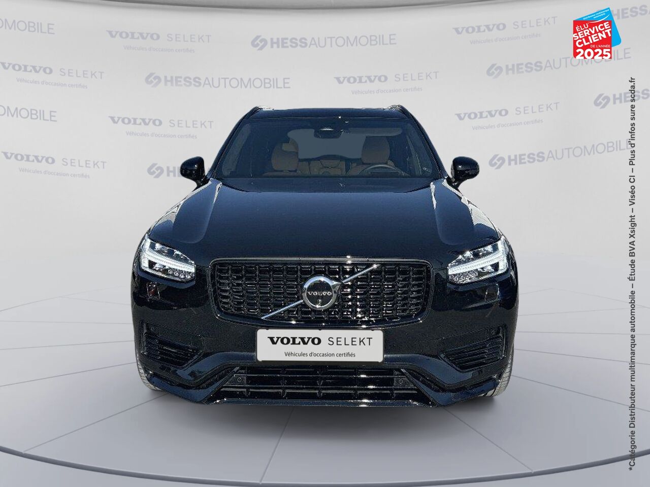 Véhicule d'occasion VOLVO XC90 T8 AWD 310 + 145CH ULTIMATE STYLE DARK GEARTRONIC TOUVRANT SIEGES CHAUF/VENTIL/CUIR VOLANT CHAU chez Renault Sélestat