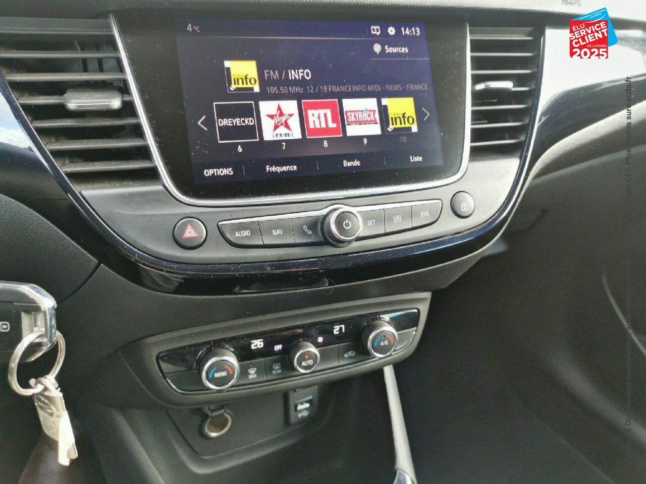 Véhicule d'occasion OPEL CROSSLAND X 1.2 TURBO 110CH DESIGN EDITION EURO 6D-T CAMERA chez Opel Verdun