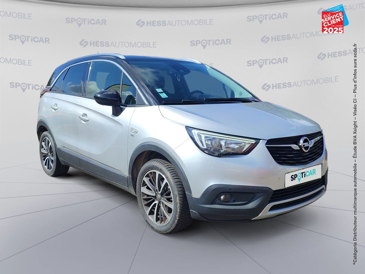 Véhicule d'occasion OPEL CROSSLAND X 1.2 TURBO 110CH DESIGN 120 ANS BVA EURO 6D-T chez Nissan Beaune