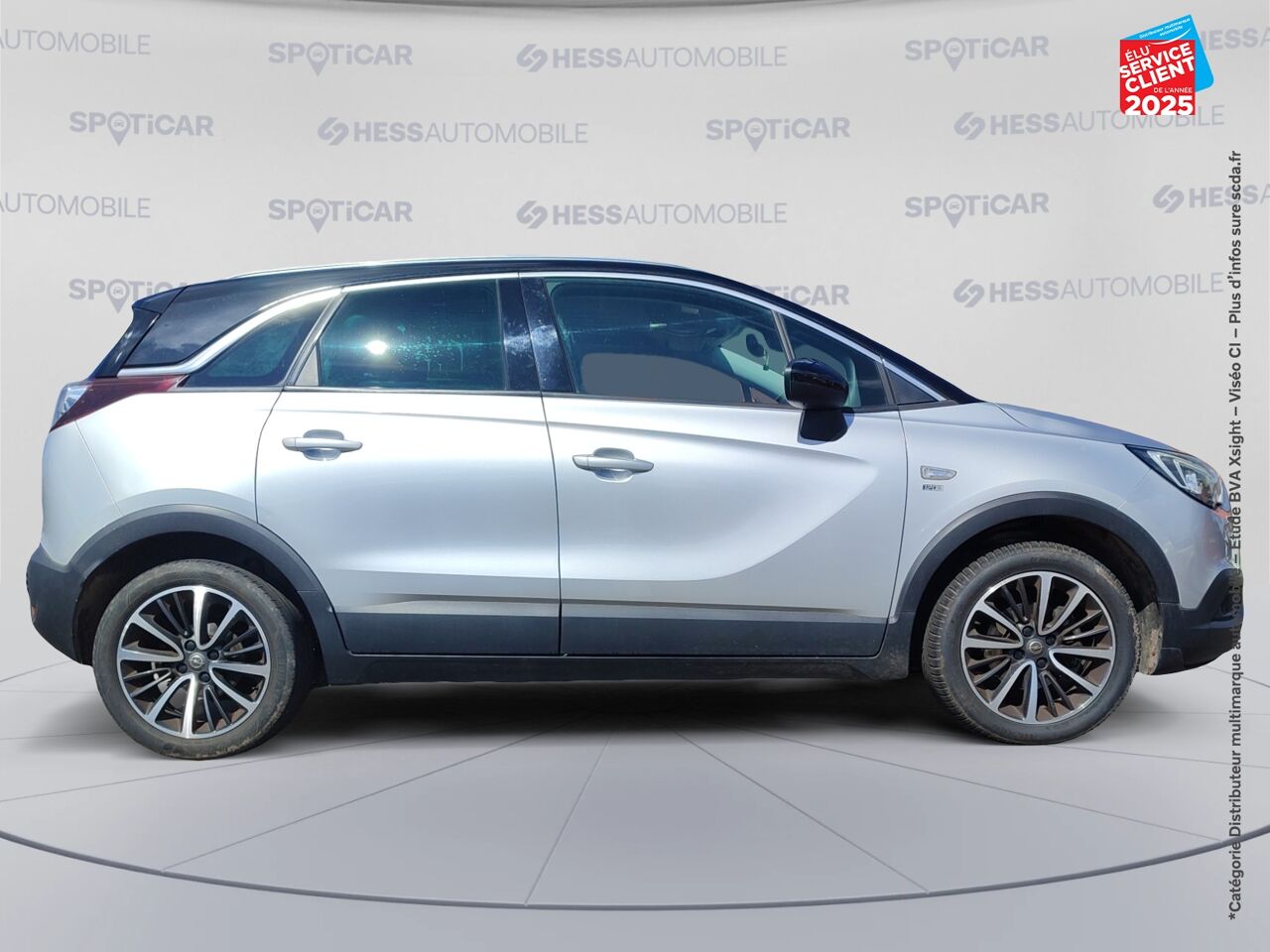 Véhicule d'occasion OPEL CROSSLAND X 1.2 TURBO 110CH DESIGN 120 ANS BVA EURO 6D-T chez Nissan Beaune