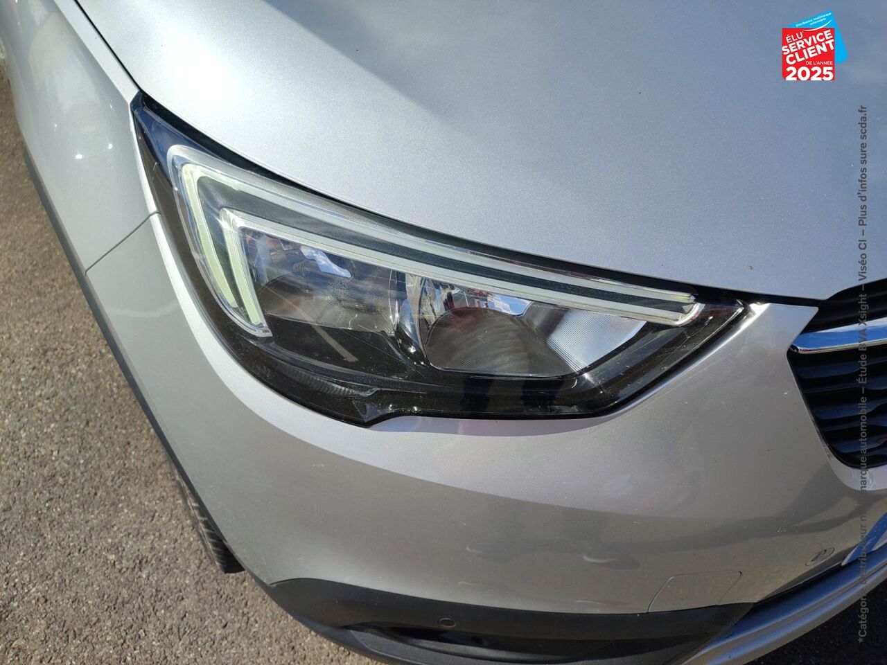 Véhicule d'occasion OPEL CROSSLAND X 1.2 TURBO 110CH DESIGN 120 ANS BVA EURO 6D-T chez Nissan Beaune
