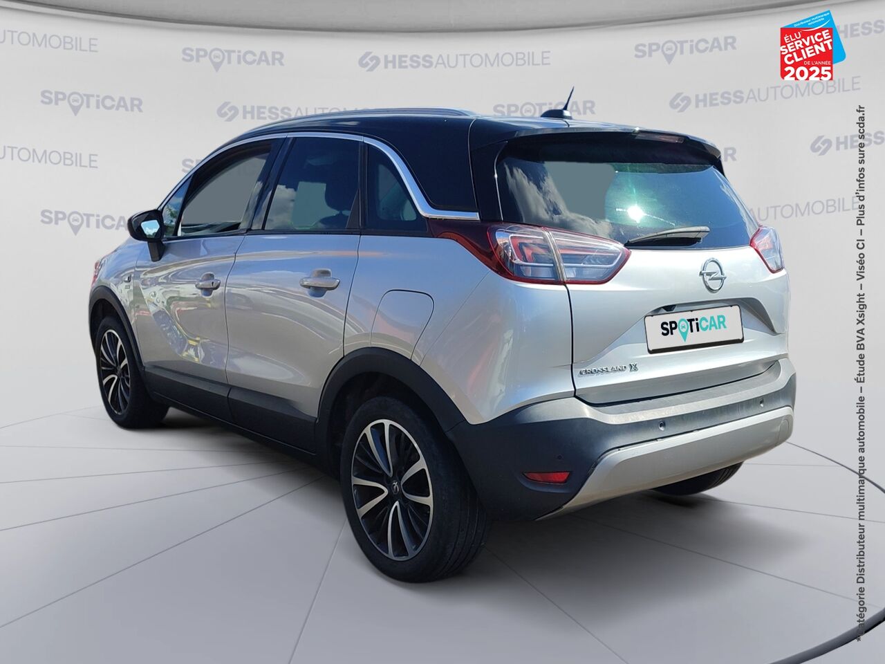 Véhicule d'occasion OPEL CROSSLAND X 1.2 TURBO 110CH DESIGN 120 ANS BVA EURO 6D-T chez Nissan Beaune