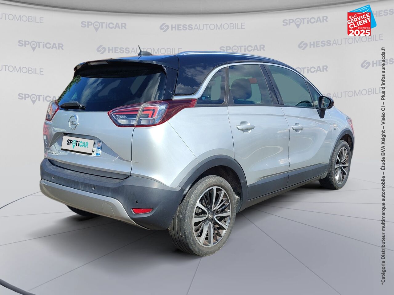 Véhicule d'occasion OPEL CROSSLAND X 1.2 TURBO 110CH DESIGN 120 ANS BVA EURO 6D-T chez Nissan Beaune