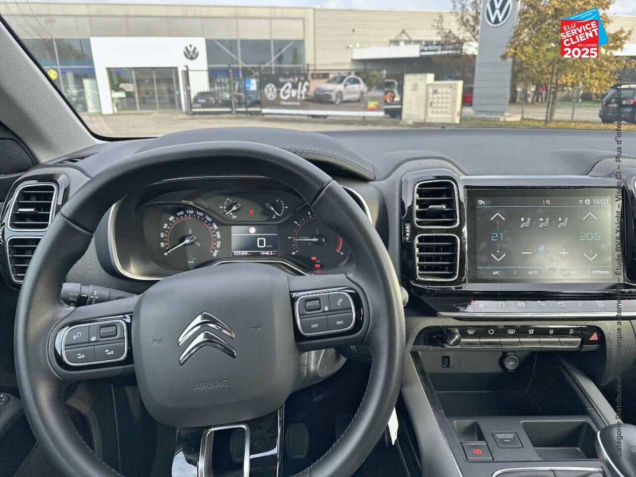 Véhicule d'occasion CITROEN C5 AIRCROSS PURETECH 130CH SS LIVE E6.D-TEMP chez Hyundai Reims