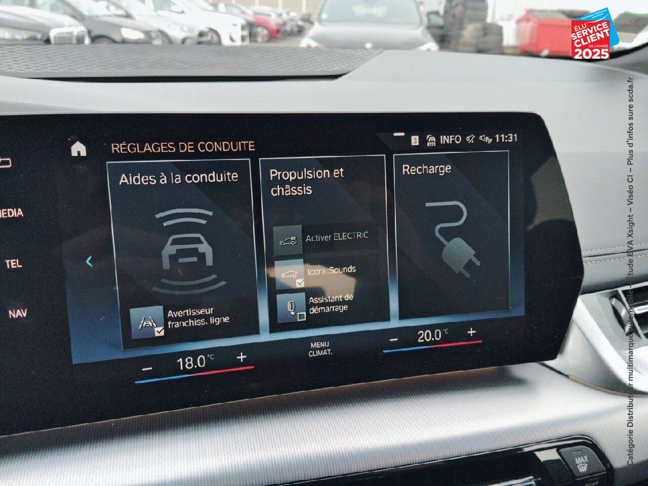 Véhicule d'occasion BMW SERIE 2 ACTIVETOURER 225E 245CH XDRIVE M SPORT DKG7 CUIR GPS CAMERA RADAR AV AR chez BMW Pontarlier