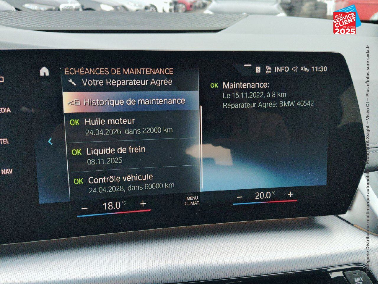 Véhicule d'occasion BMW SERIE 2 ACTIVETOURER 225E 245CH XDRIVE M SPORT DKG7 CUIR GPS CAMERA RADAR AV AR chez BMW Pontarlier