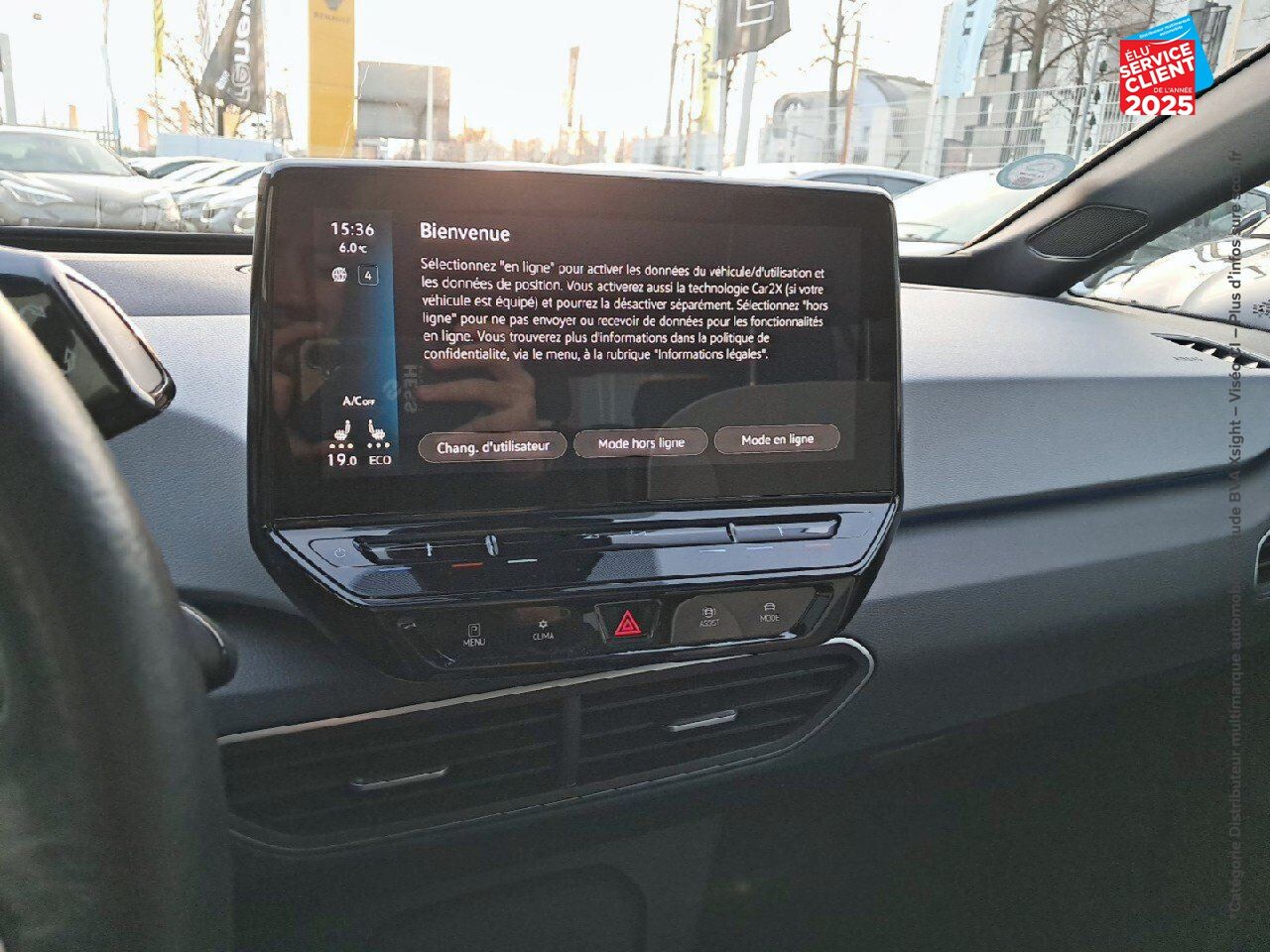 Véhicule d'occasion VOLKSWAGEN ID.3 145CH - 58 KWH FAMILY TPANO SIEGES CHAUF CAMERA chez Nissan Belfort