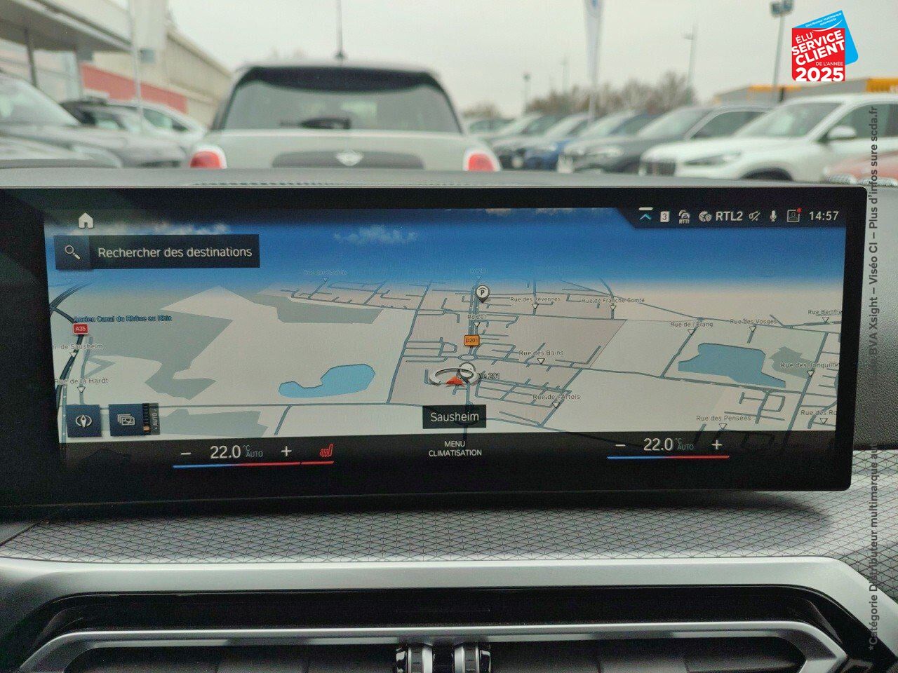 Véhicule d'occasion BMW SERIE 4 COUPE 420DA XDRIVE 190CH M SPORT TOUVRANT GPS CAMERA CARPLAY HUD chez Renault Colmar