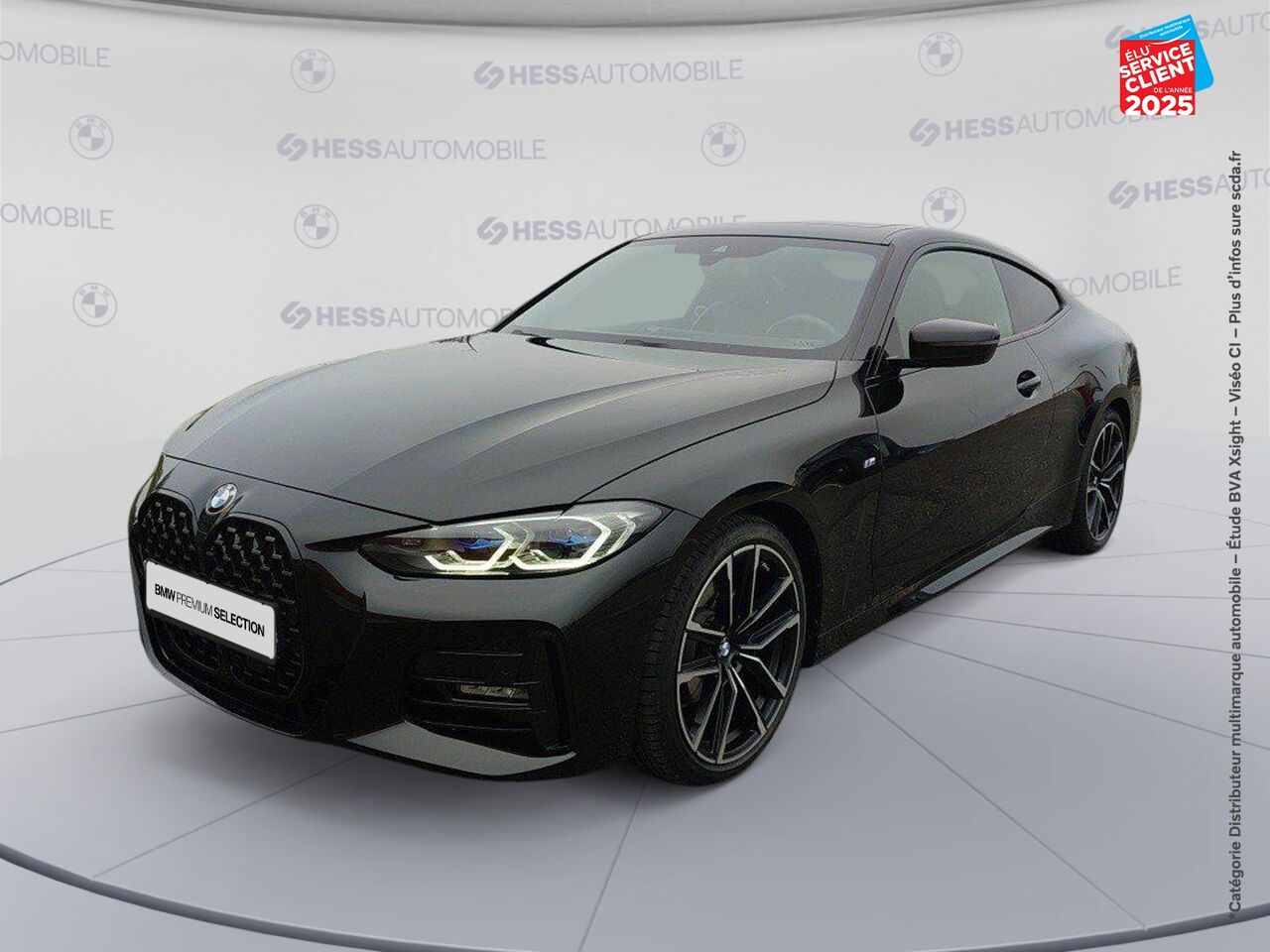 Véhicule d'occasion BMW SERIE 4 COUPE 420DA XDRIVE 190CH M SPORT TOUVRANT GPS CAMERA CARPLAY HUD chez Renault Colmar