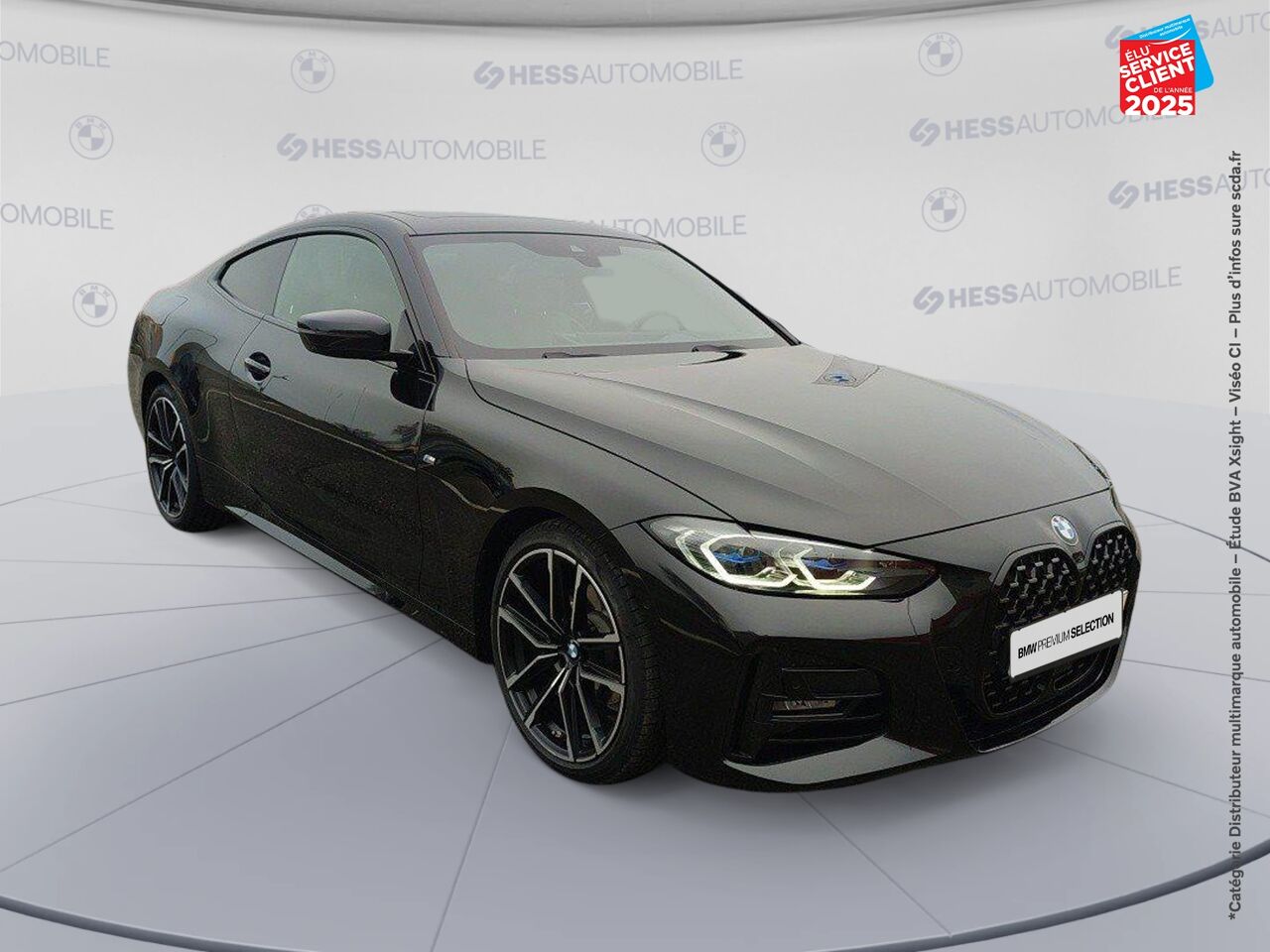 Véhicule d'occasion BMW SERIE 4 COUPE 420DA XDRIVE 190CH M SPORT TOUVRANT GPS CAMERA CARPLAY HUD chez Renault Colmar