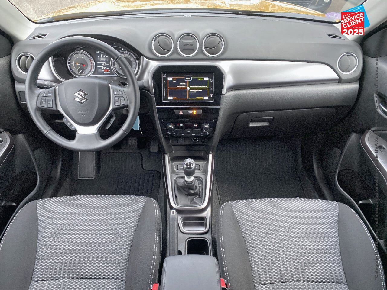 Véhicule d'occasion SUZUKI VITARA 1.4 BOOSTERJET HYBRID 129CH PRIVILEGE SIEGES CHAUF CAMERA chez Dacia Mulhouse