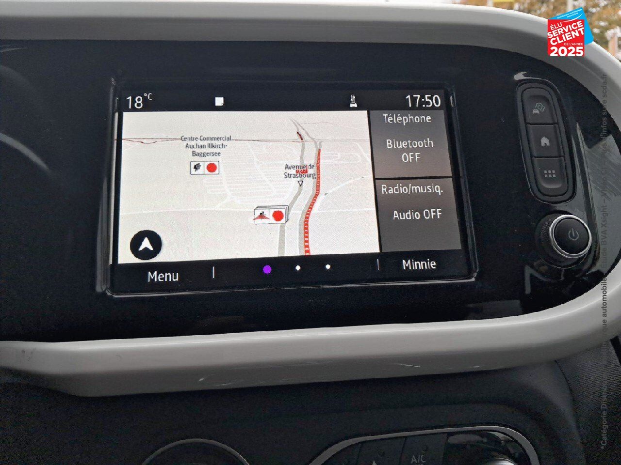 Véhicule d'occasion RENAULT TWINGO E-TECH ELECTRIC INTENS R80 ACHAT INTEGRAL - 21 GPS chez Renault Belfort
