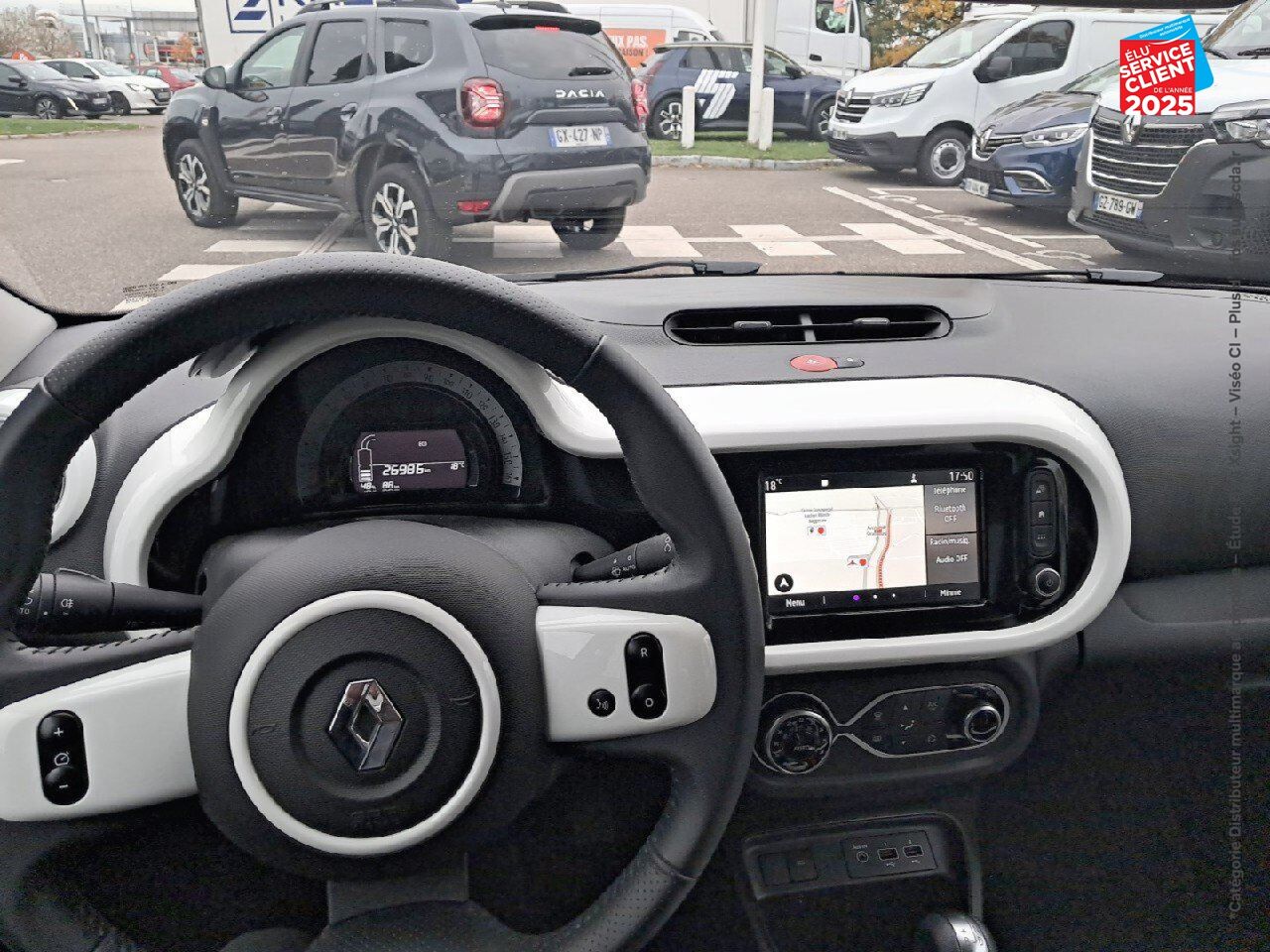 Véhicule d'occasion RENAULT TWINGO E-TECH ELECTRIC INTENS R80 ACHAT INTEGRAL - 21 GPS chez Renault Belfort